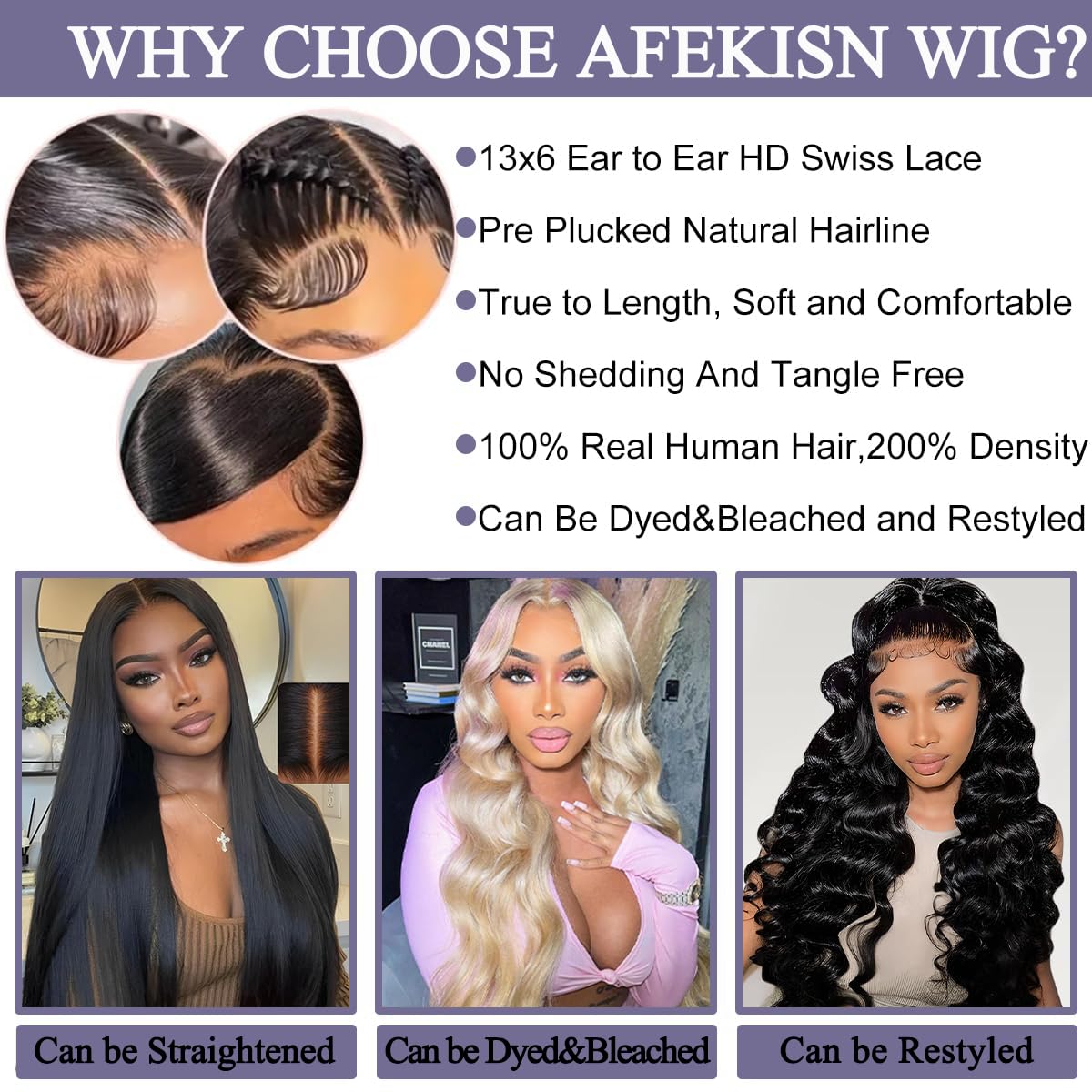 Afekisn baby hair details for a natural finish
