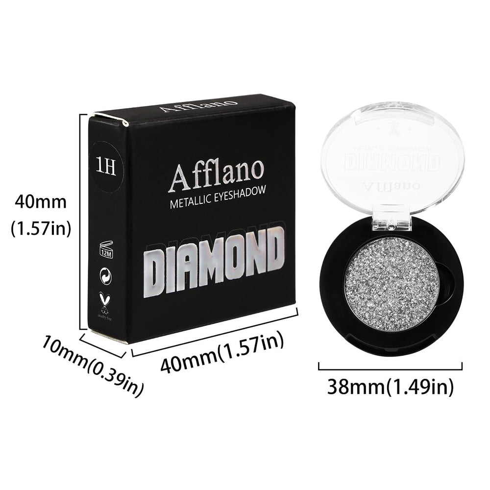 Afflano everyday glitter look offering subtle glamour