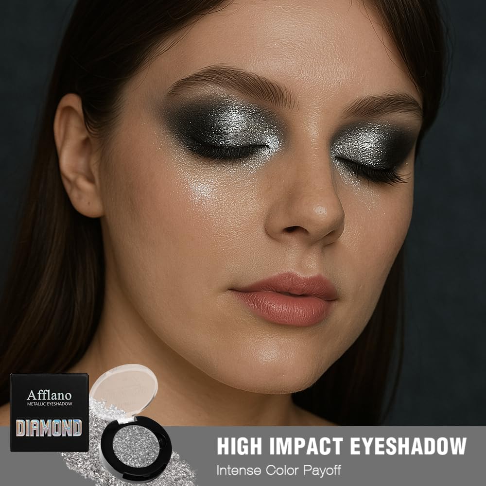 Afflano long-lasting glitter pigments staying vibrant from day to night