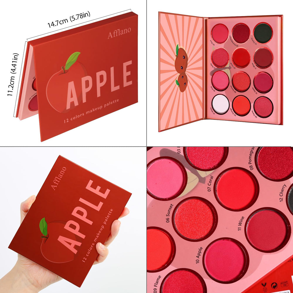 Afflano Paleta Roja, acabados mate y nacarados para mezclar.