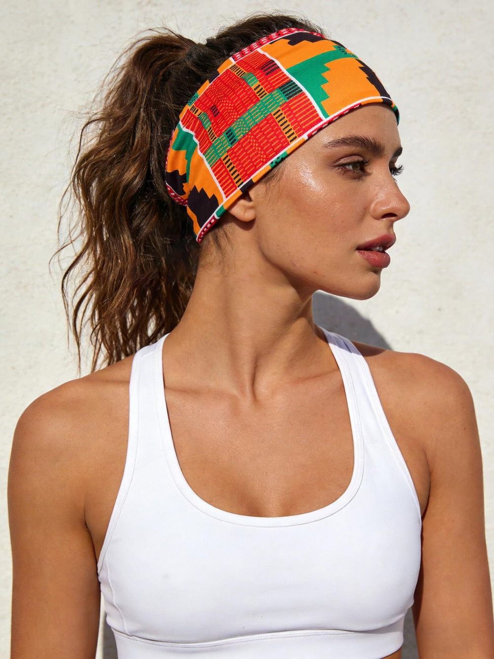 Afibi bandana con nudo frontal, estilo africano para realzar cualquier outfit.