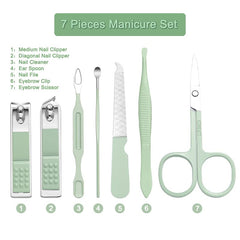 ALFICT Manicure Set medium nail clipper for clean, even nails