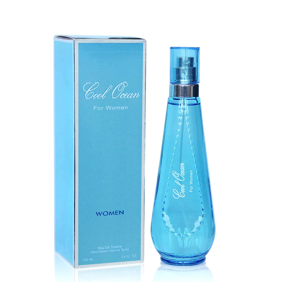 AFLUXE Cool Ocean bottle full view highlights sleek design for daily elegance.