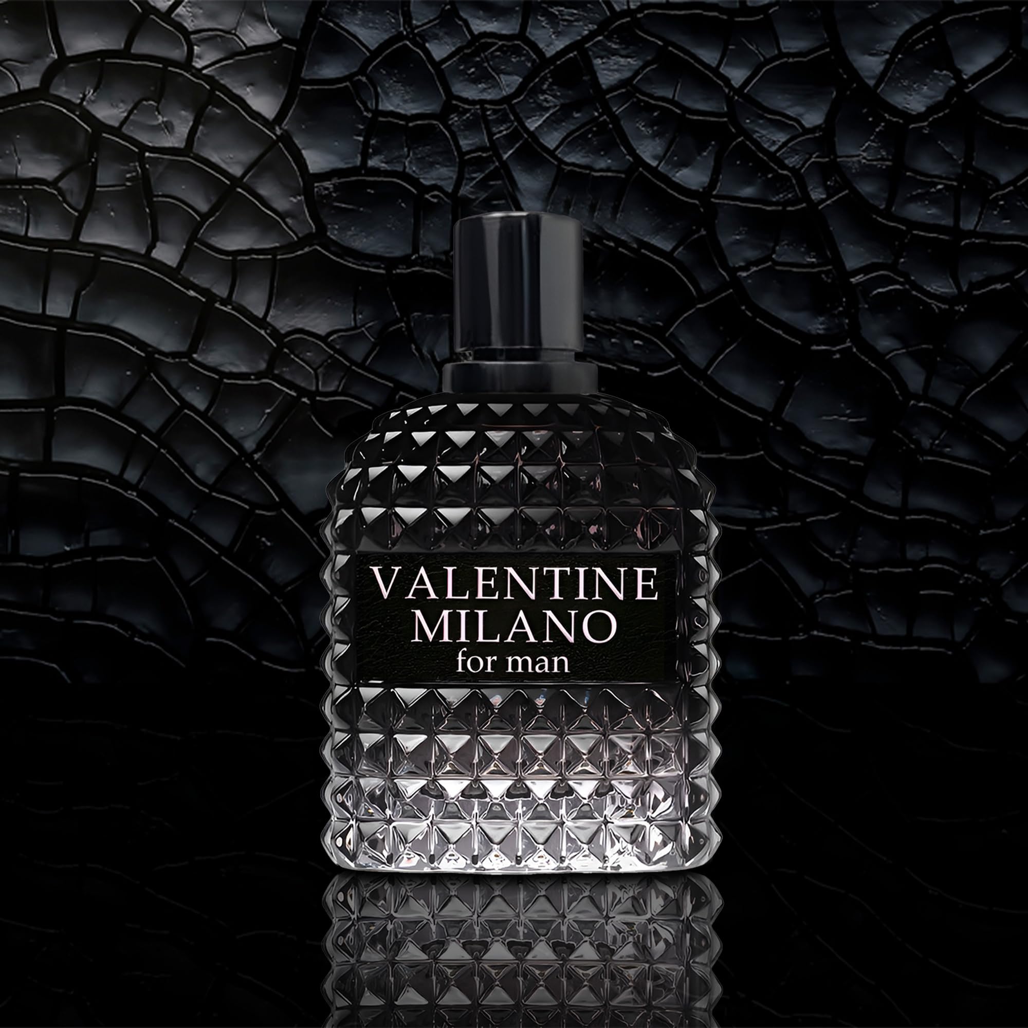 AFLUXE Valentine Milano bottle back emphasizes branding and gift-ready appeal.