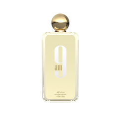 Afnan 9 AM bottle front view for everyday elegance
