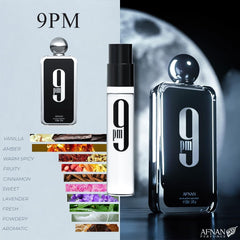 Afnan 9AM Dive Unisex 2ml vial, versatile scent for any moment.