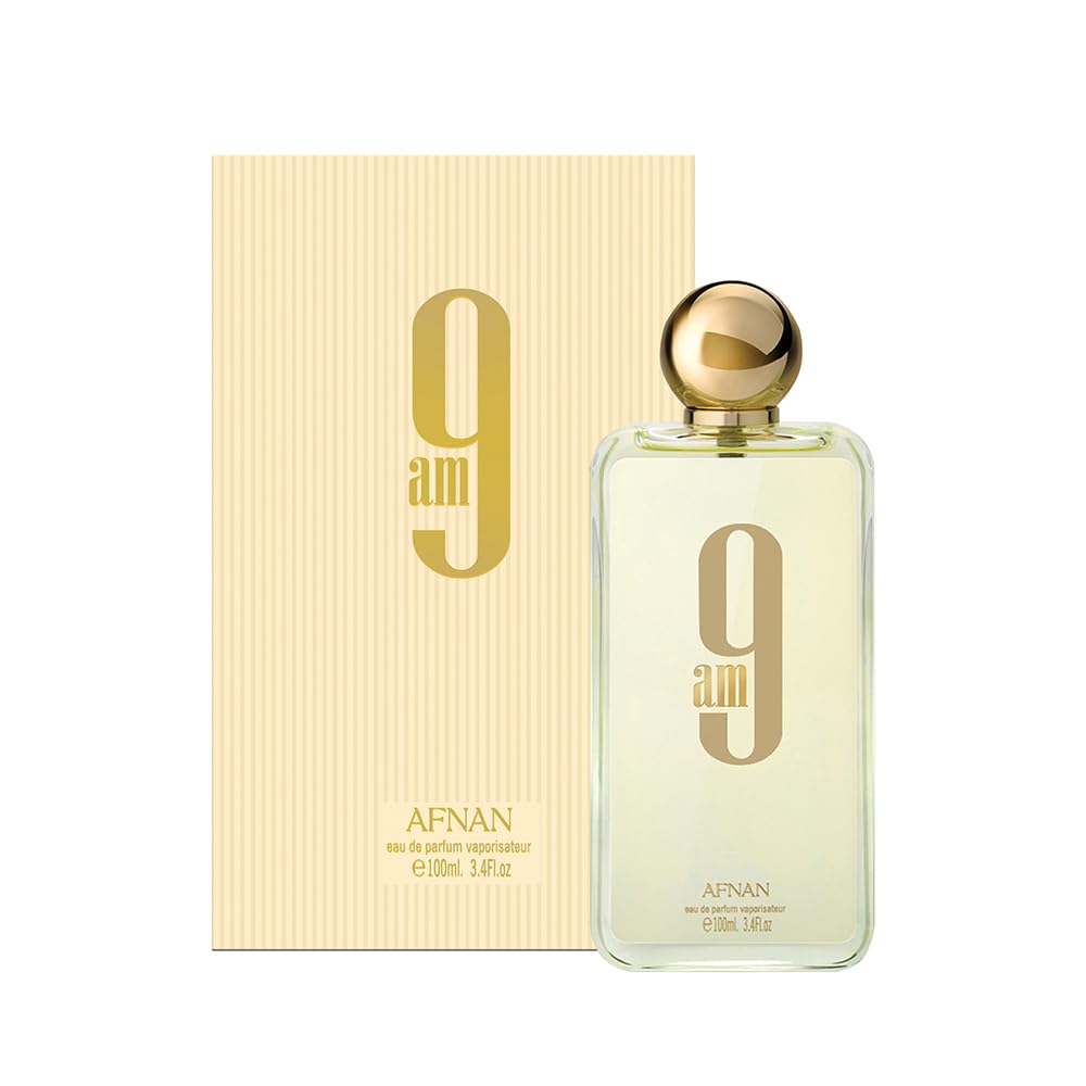 Afnan 9 AM heart notes blend lavender and orange blossom for refined charm