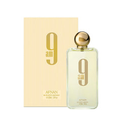 Afnan 9 AM heart notes blend lavender and orange blossom for refined charm
