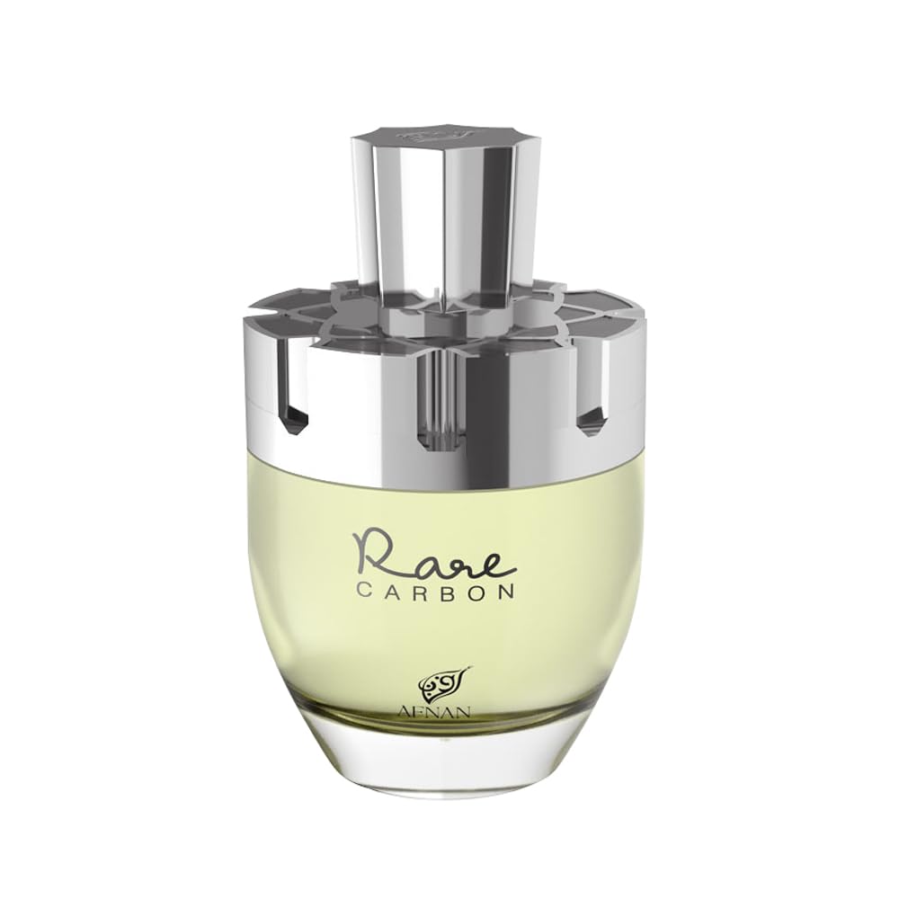 Afnan Rare Carbon bottle-front offers bold daytime elegance for the modern man.