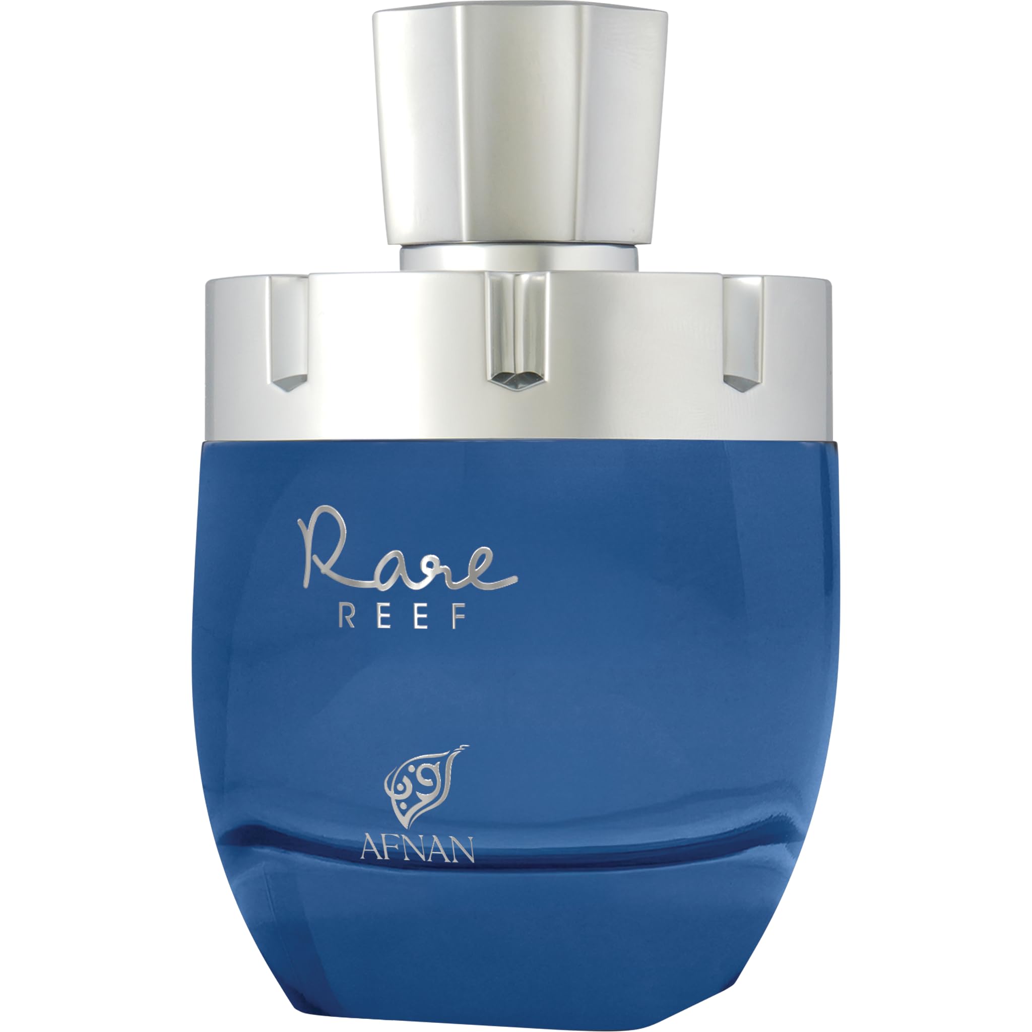 Afnan Rare Reef bottle side emphasizes unisex elegance for daily use