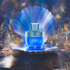 Afnan Rare Reef heart notes blend basil and rose for a bright, modern mood
