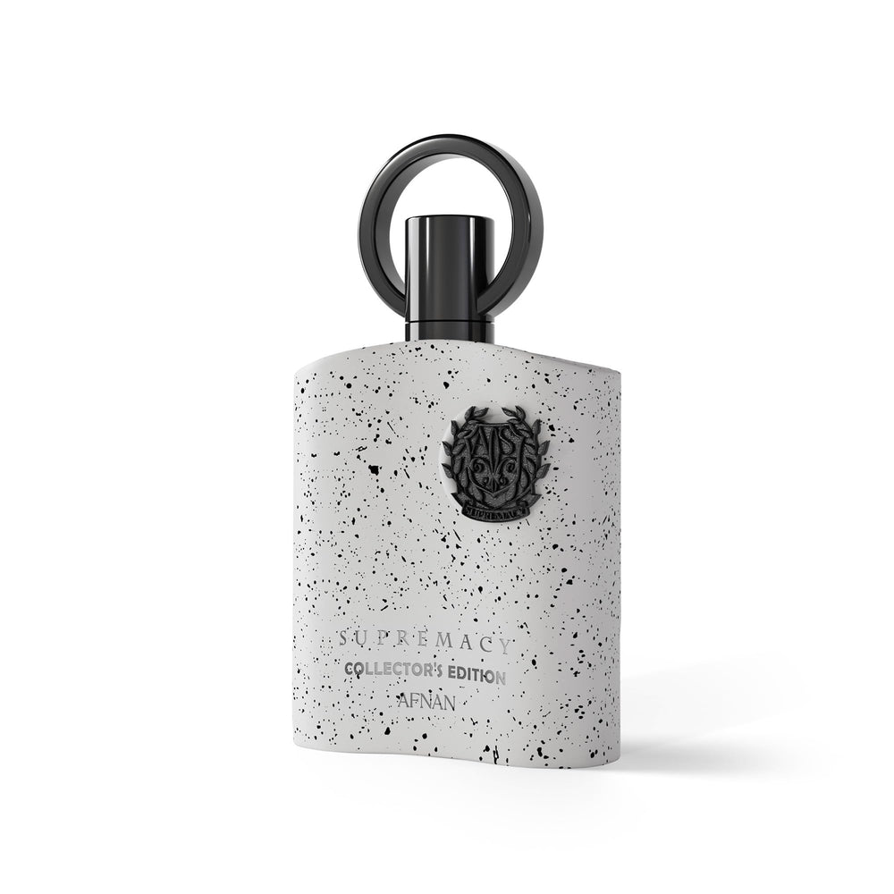 Afnan Supremacy Collector's Edition packaging highlights luxurious heritage.