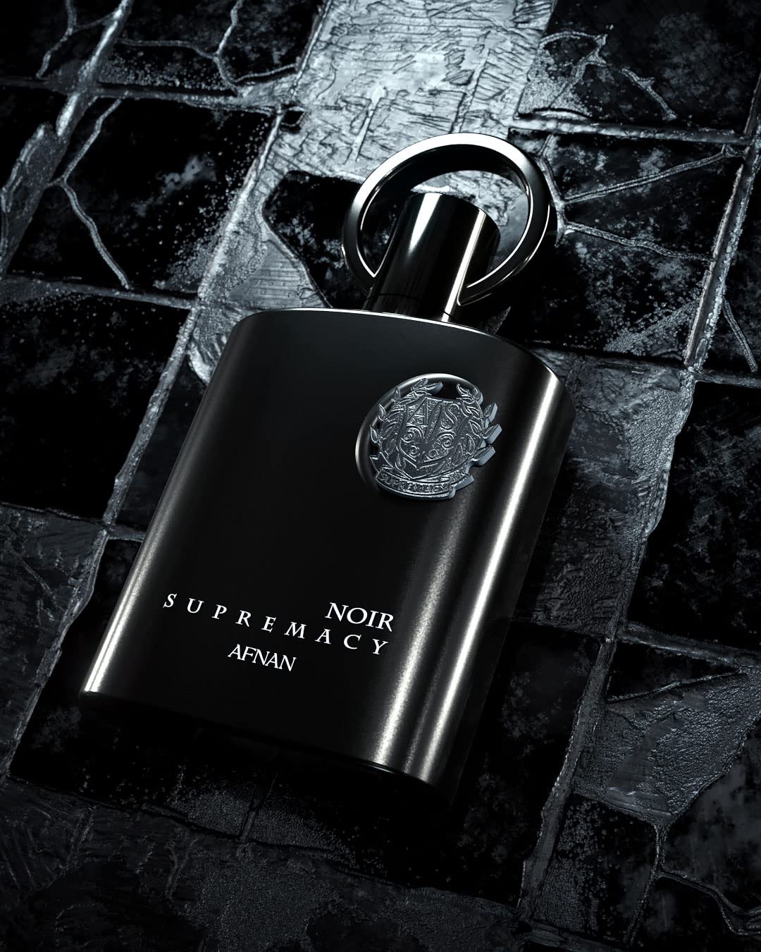 Afnan Supremacy Noir box open reveals elegant presentation