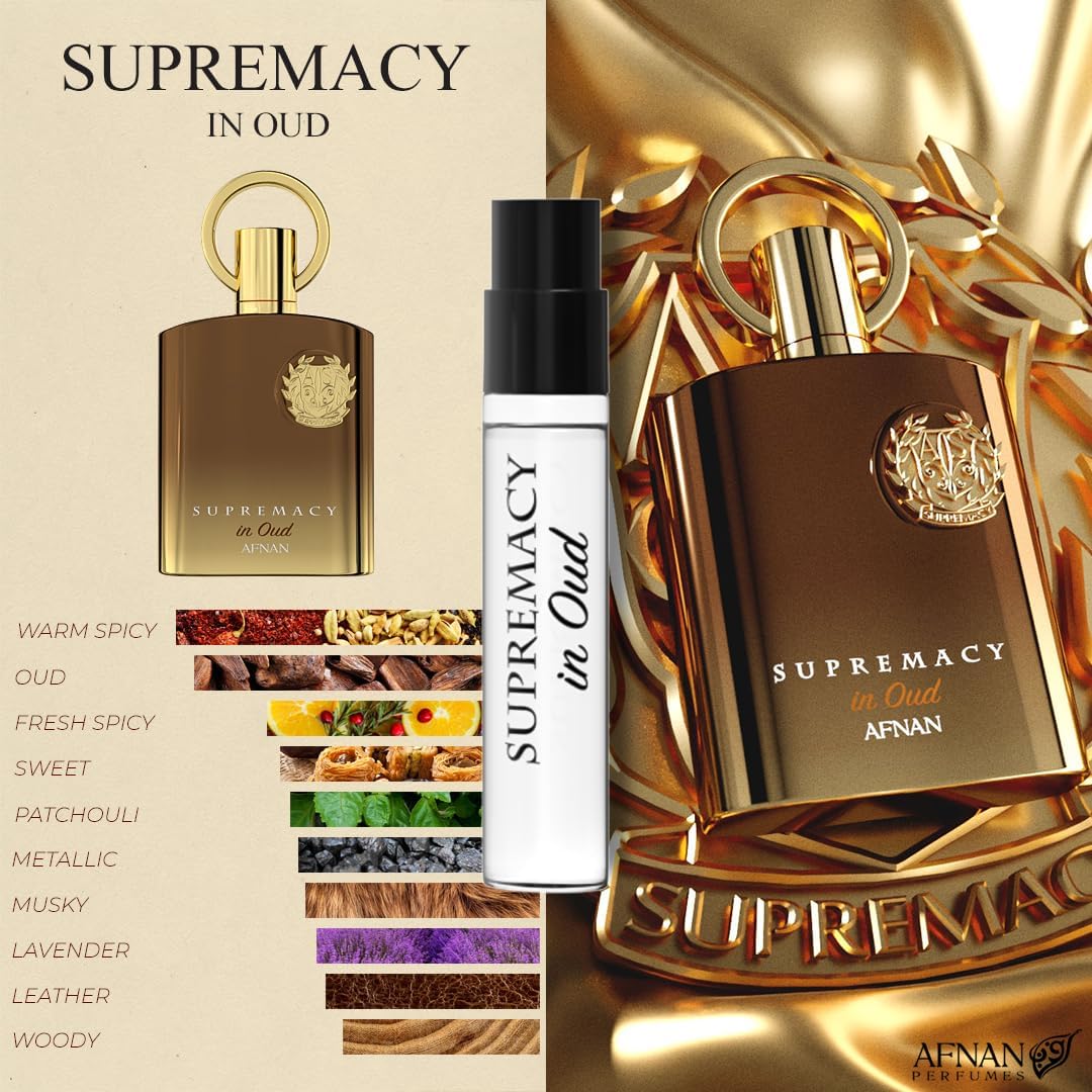 Afnan Supremacy Not Only Intense 2ml bottle, bold option for memorable nights.