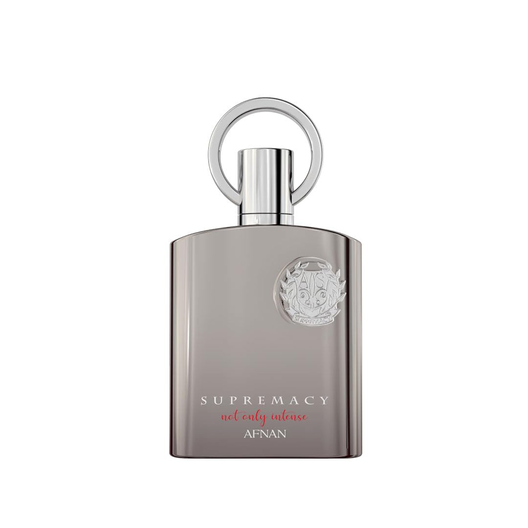 Afnan Supremacy Not Only Intense bottle full view shows premium design for confident daily wear.