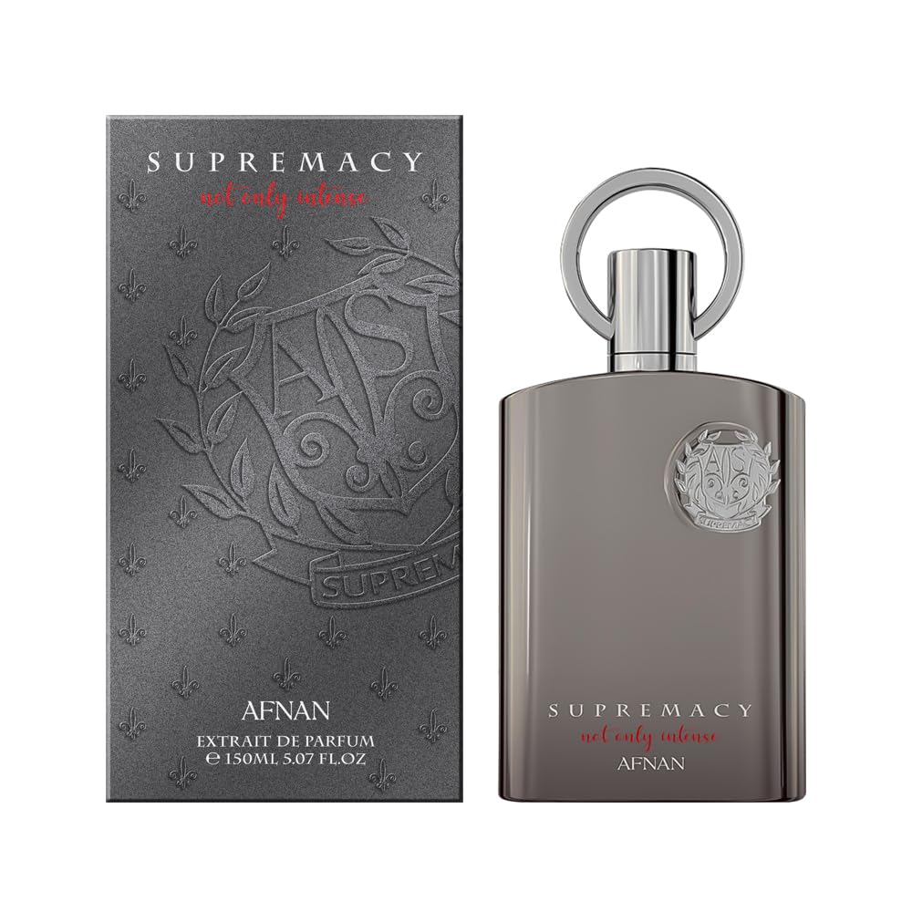 Close-up of the cap highlights a refined finish and sturdy construction for Afnan Supremacy Not Only Intense.
