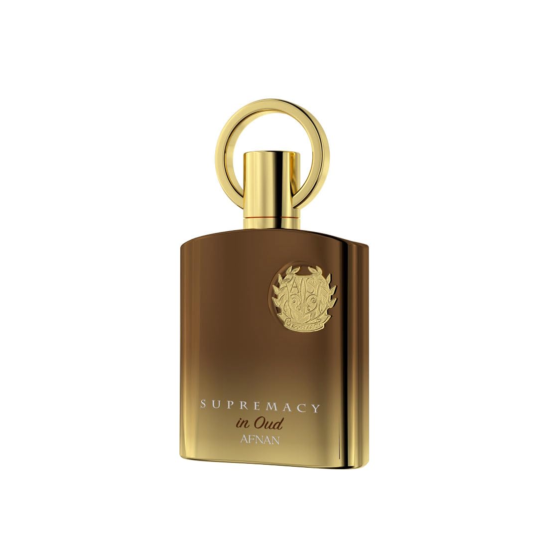 Afnan Supremacy in Oud luxury collection packaging highlights premium branding and unisex appeal