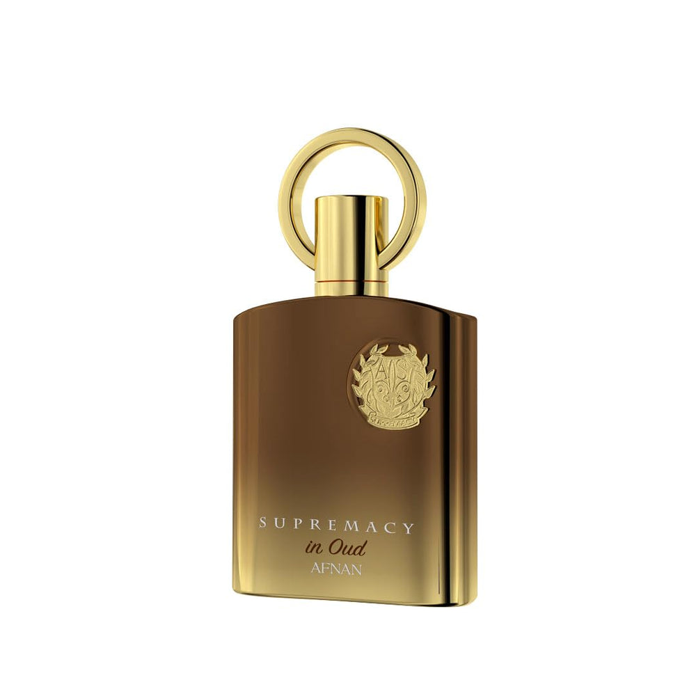 Afnan Supremacy in Oud luxury collection packaging highlights premium branding and unisex appeal