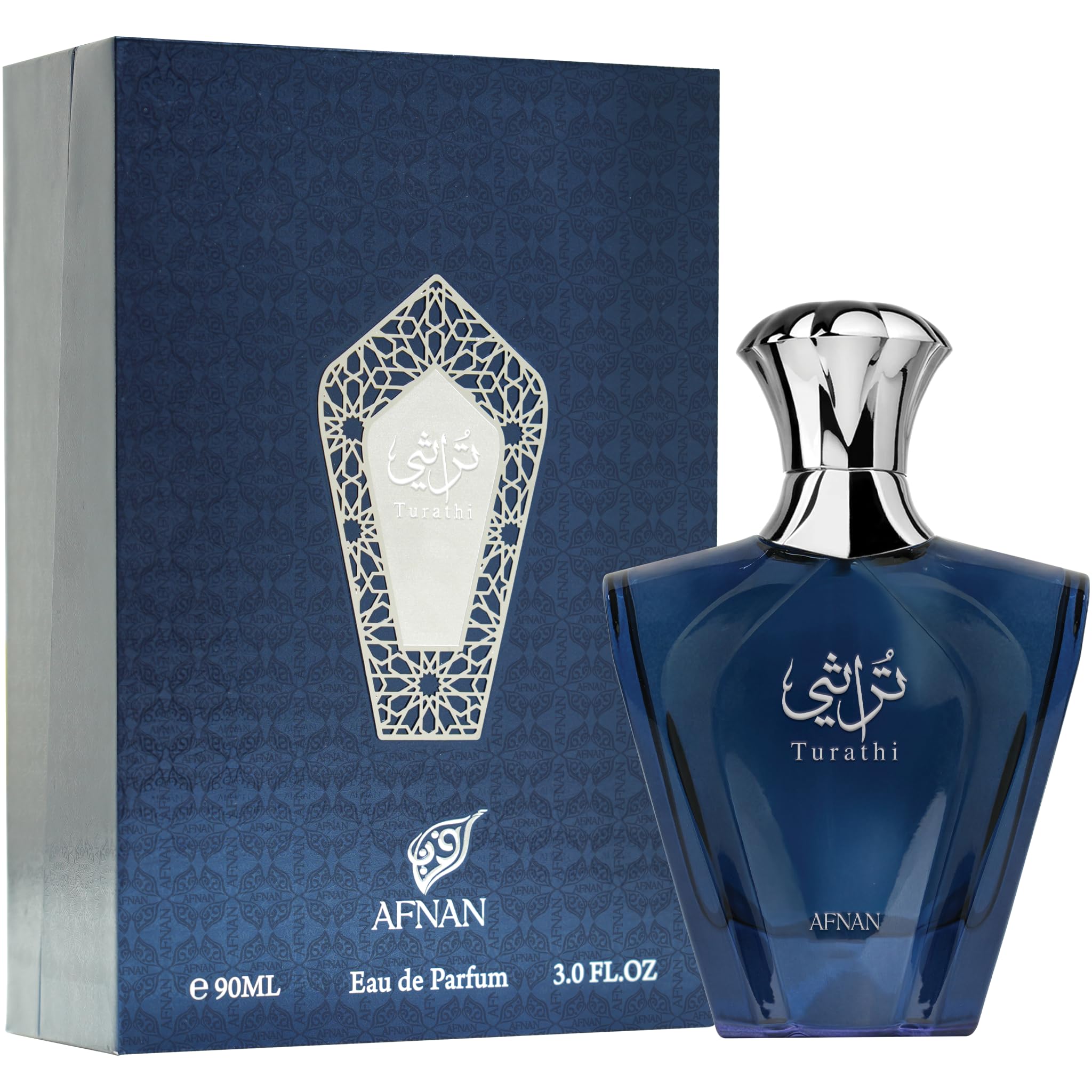 Afnan Turathi Blue spray action suggesting easy everyday application
