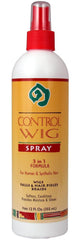African Essence Control Wig Spray 12oz bottle for everyday wig styling and maintenance.