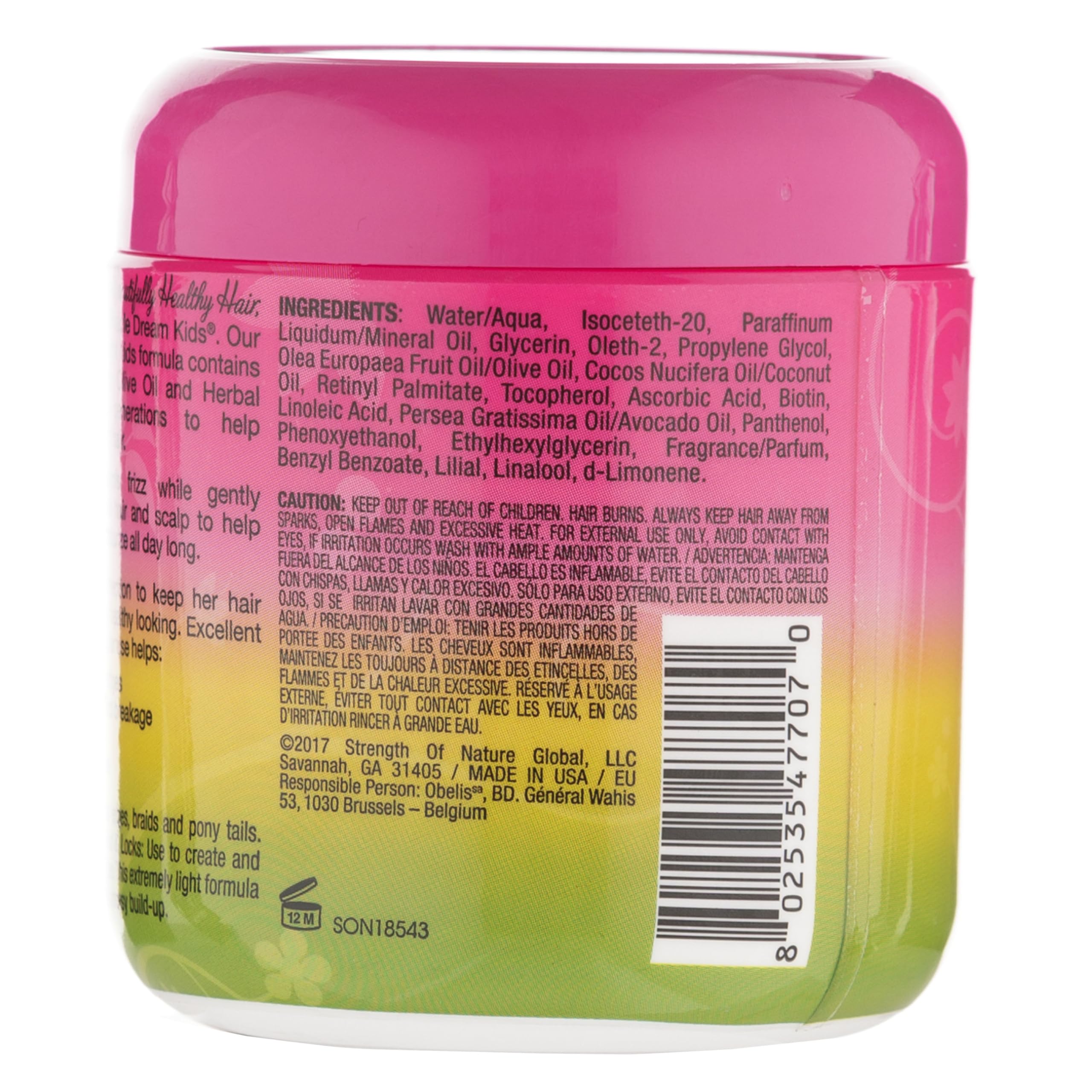 African Pride Dream Kids Anti-Fizzy Gel applied on hair for twist styles