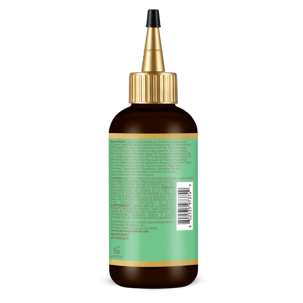Cuidado capilar natural de African Pride Feel It Formula sin aditivos agresivos