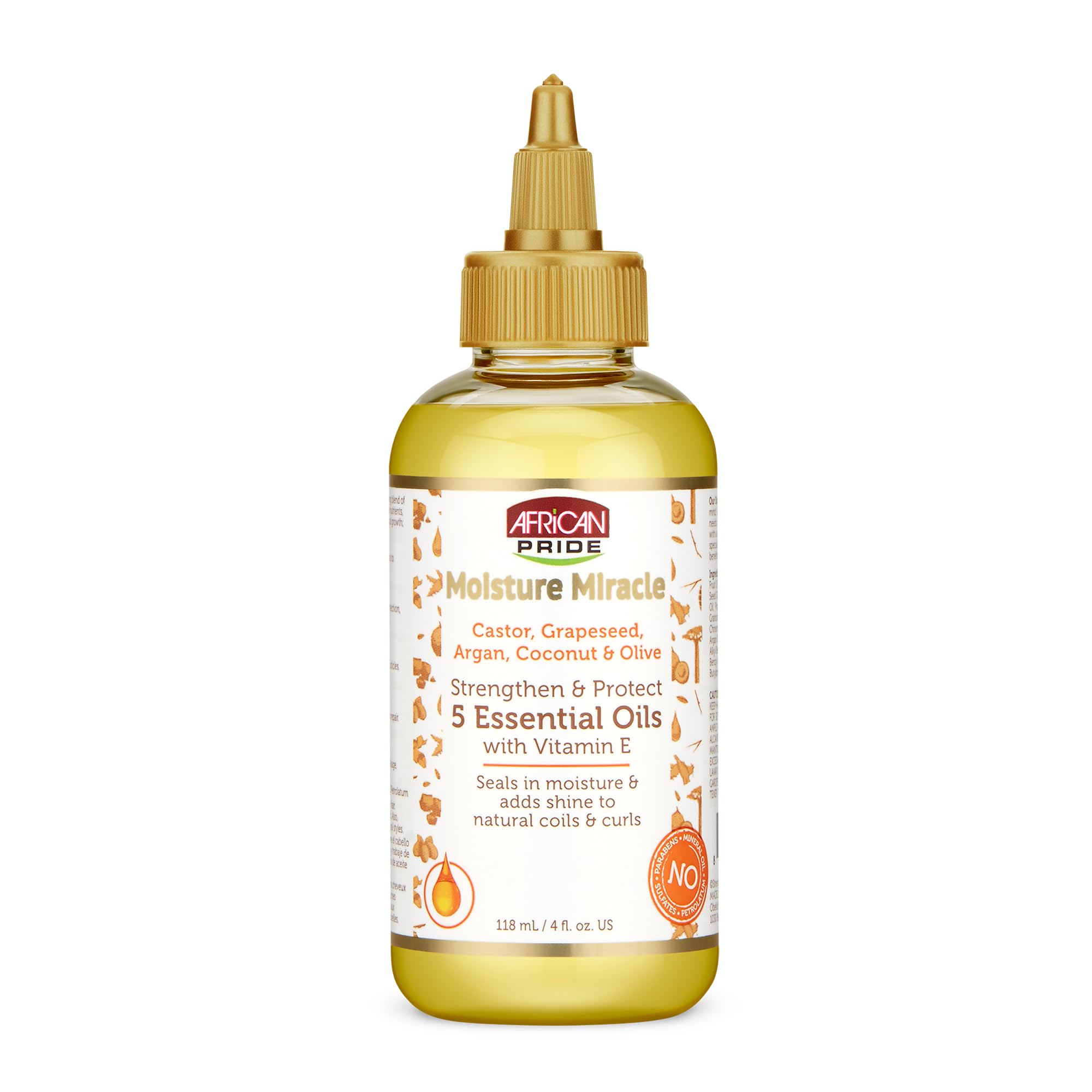 African Pride Moisture Miracle bottle pour for lightweight hydration