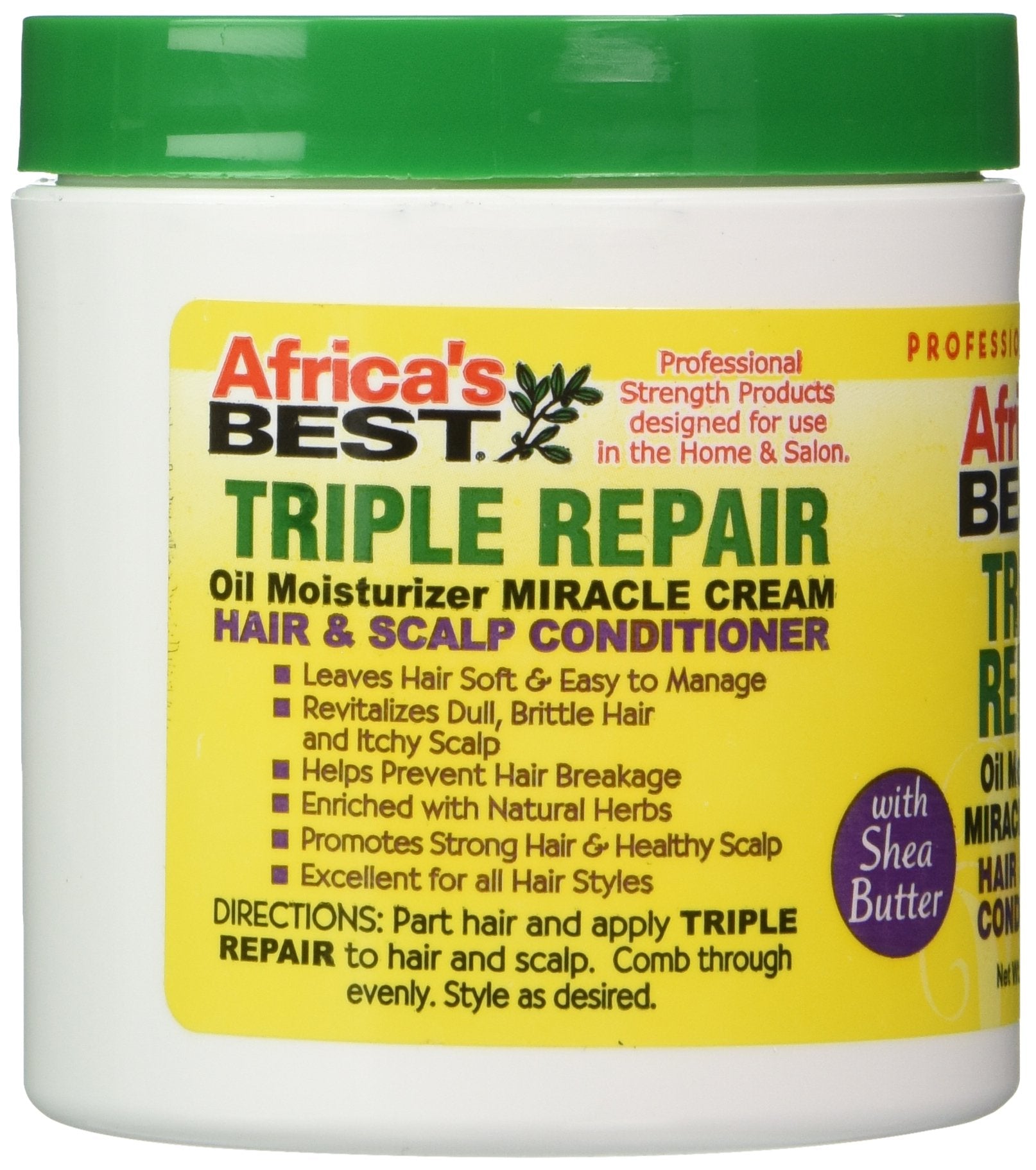 Africa's Best Triple Repair Oil: textura cremosa para peinado cómodo