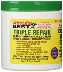 Africa's Best Triple Repair Oil: textura cremosa para peinado cómodo