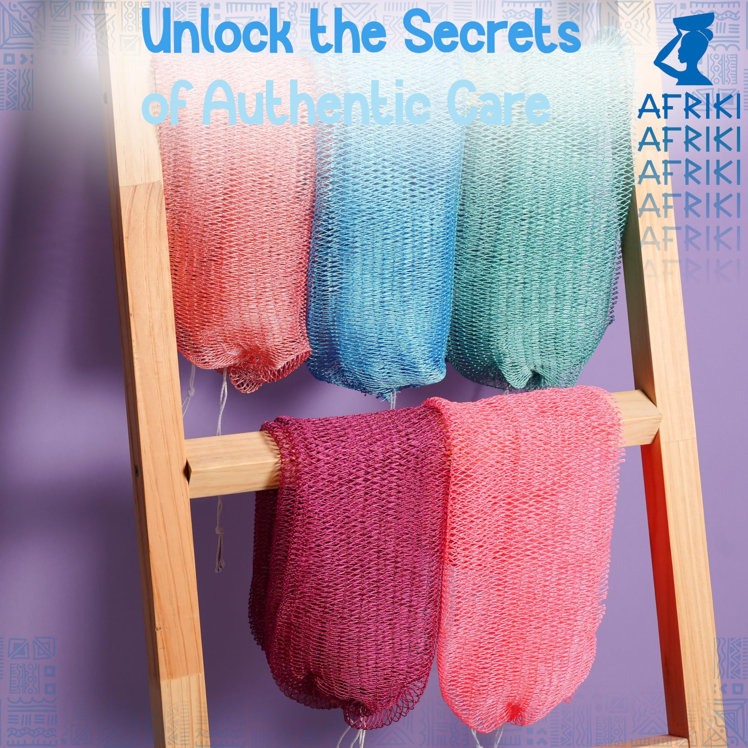 AFRIKI African Net Sponge gift ready packaging suitable as a thoughtful gift