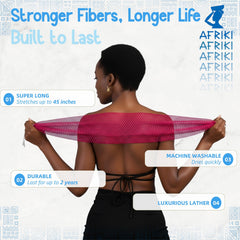 AFRIKI African Net Sponge long length enables back and leg access
