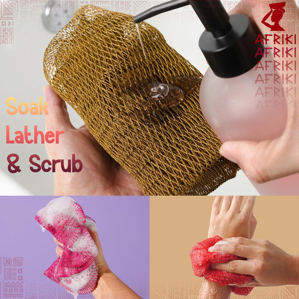 AFRIKI sponge being machine washed for easy care