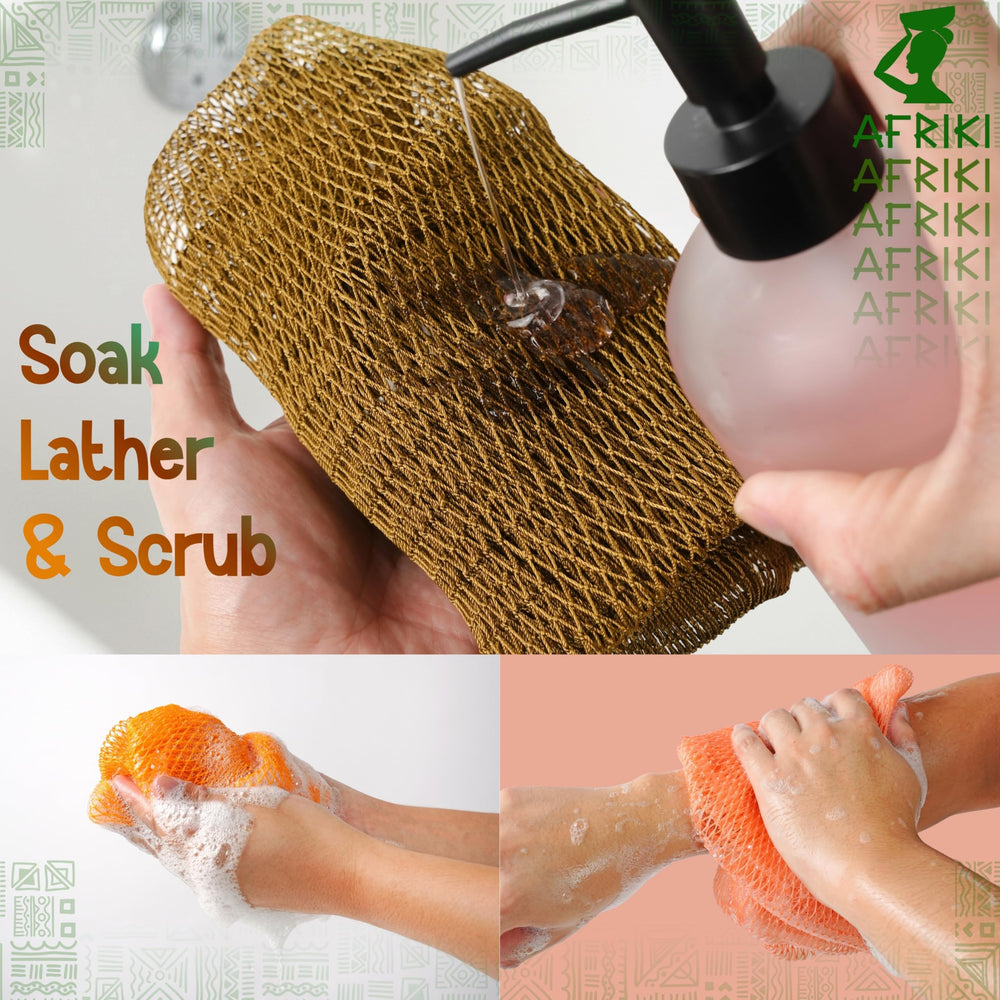 AFRIKI net sponge is machine washable for easy cleaning and maintenance.