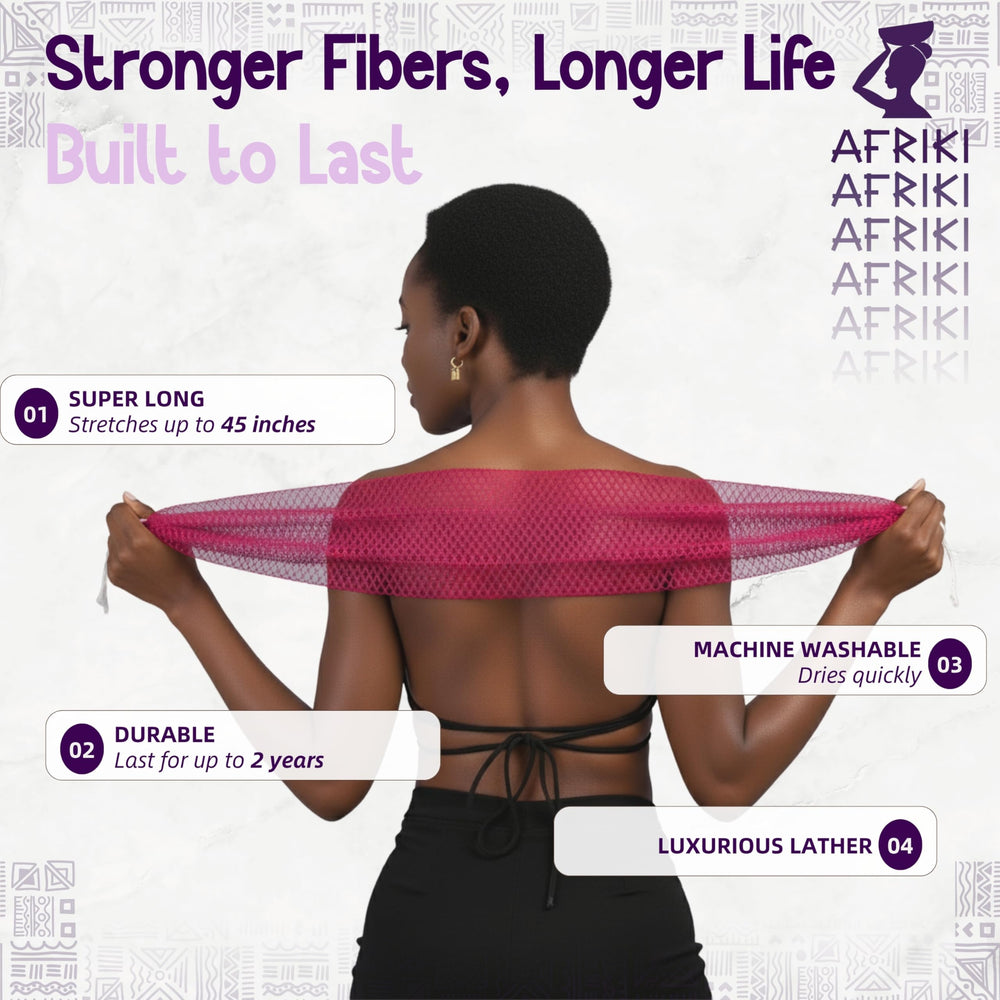 AFRIKI esponja de red para áreas difíciles y alcance largo.