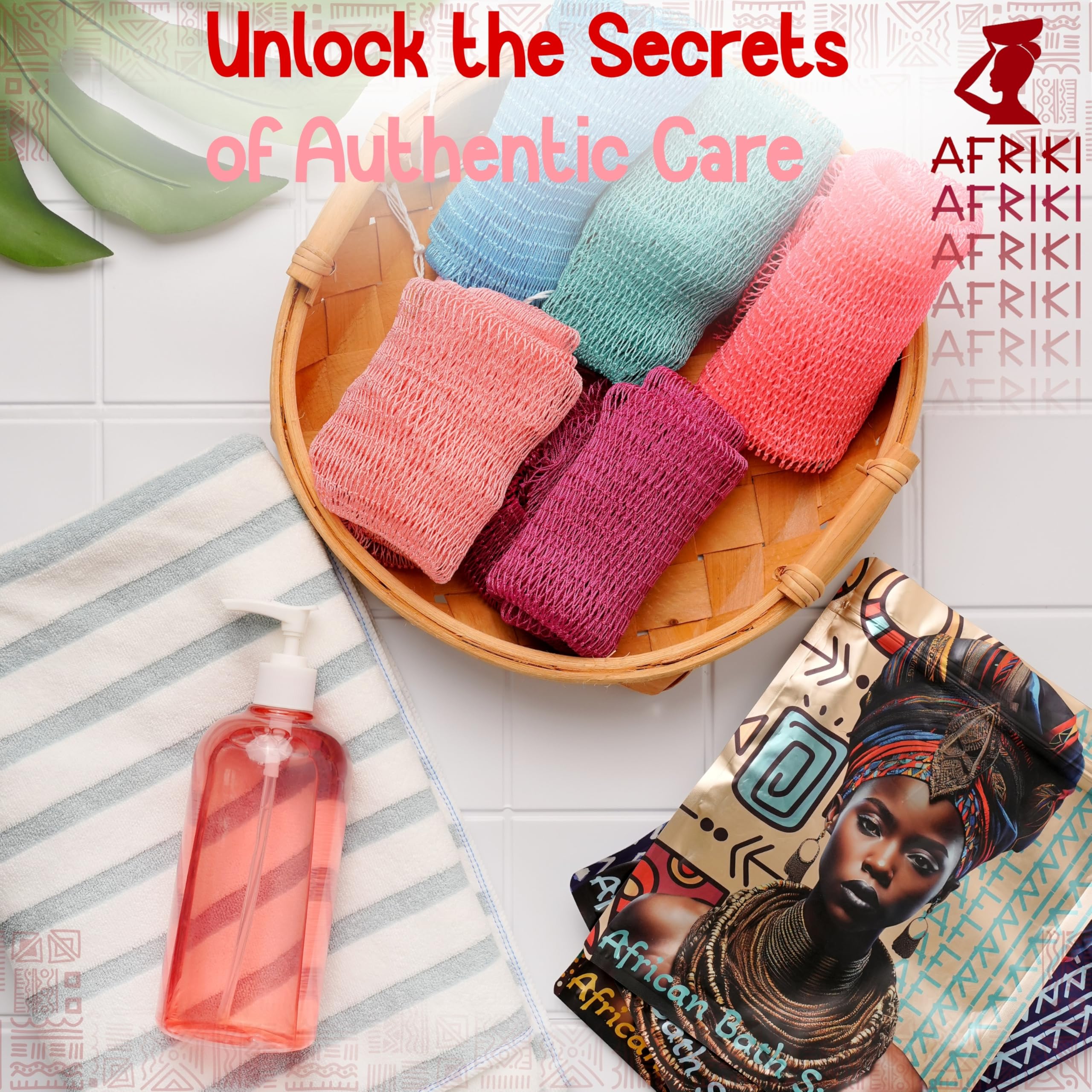 AFRIKI washable bath sponge is machine washable for simple care.