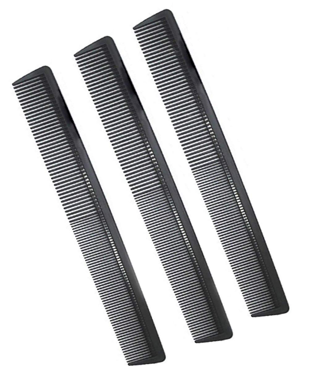 AFT90 carbon fiber cutting comb with dual tooth design for versatile styling