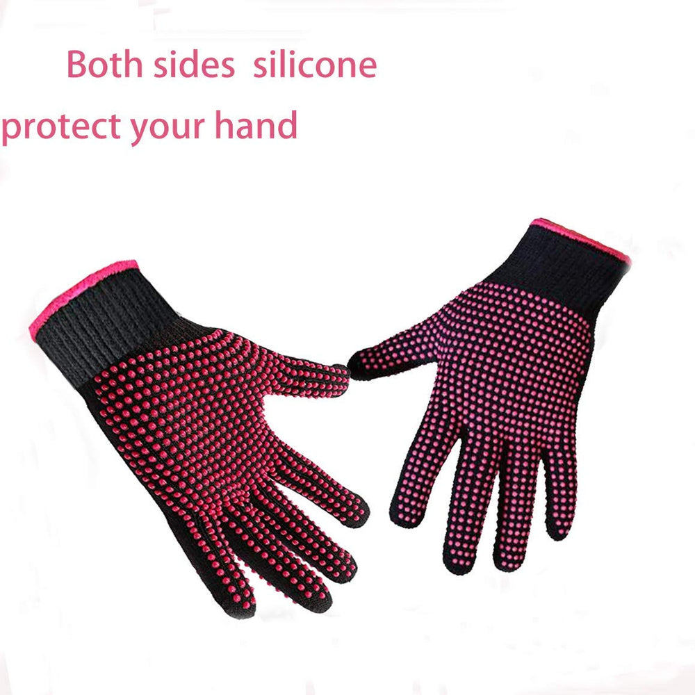 AFT90 gloves worn on hand during styling session