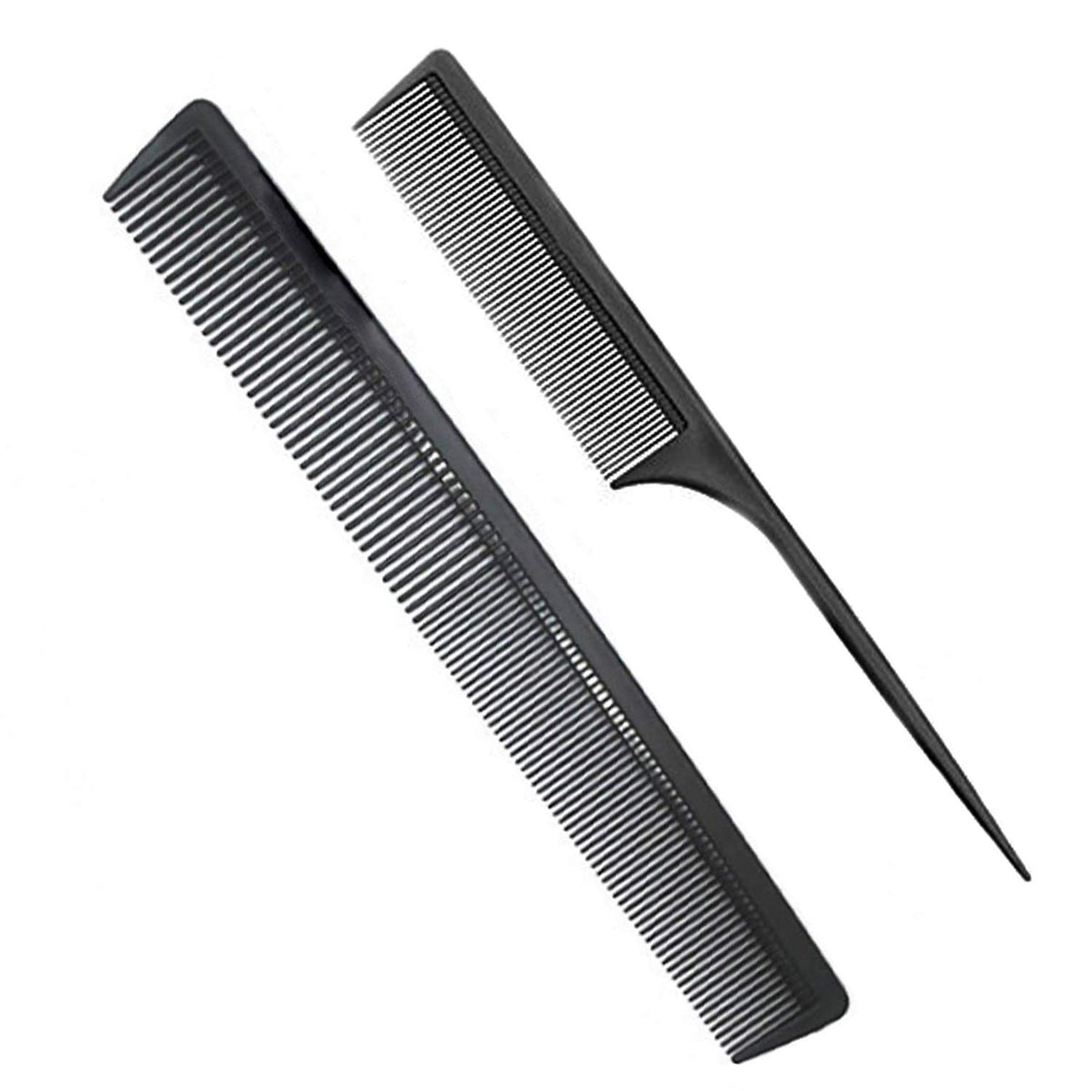 AFT90 Professional Black Carbon Fiber Teasing Comb for durable, smooth styling.