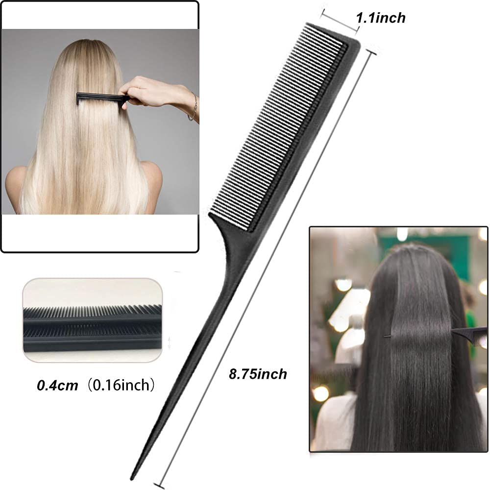 AFT90 Tail Comb 21cm enables precise sectioning during styling sessions.