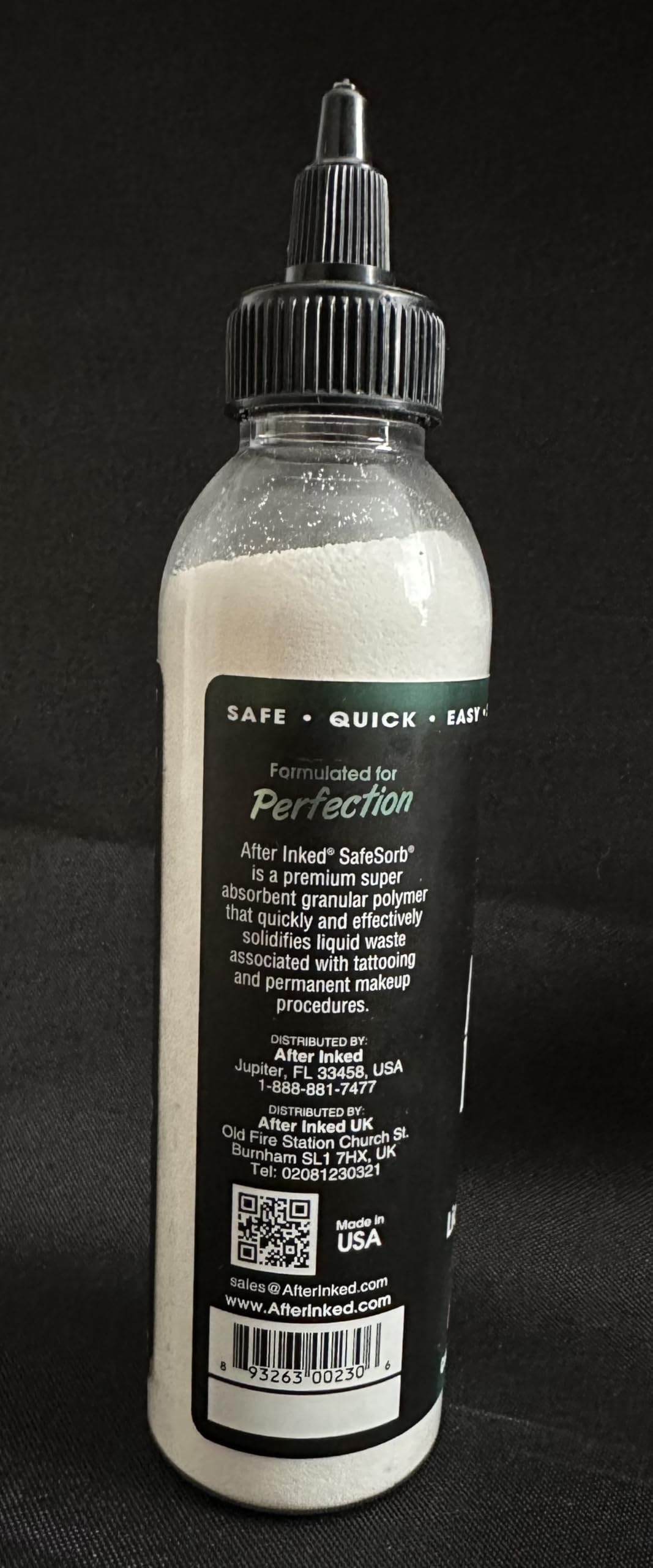 After Inked Liquid Solidifier: gestion de residuos en estudio con seguridad