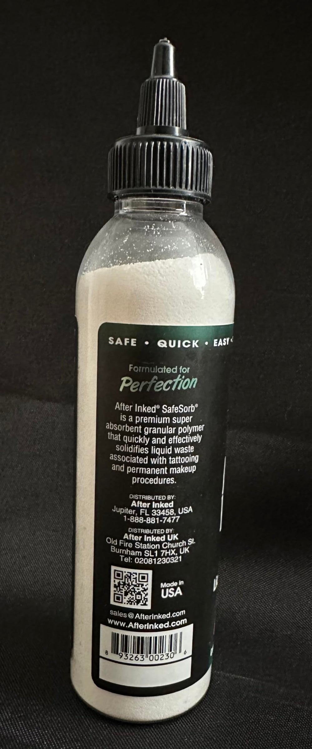 After Inked Liquid Solidifier: gestion de residuos en estudio con seguridad