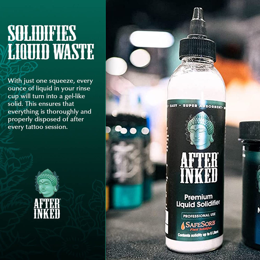 After Inked Liquid Solidifier: limpieza rápida gracias a la gelificación estable