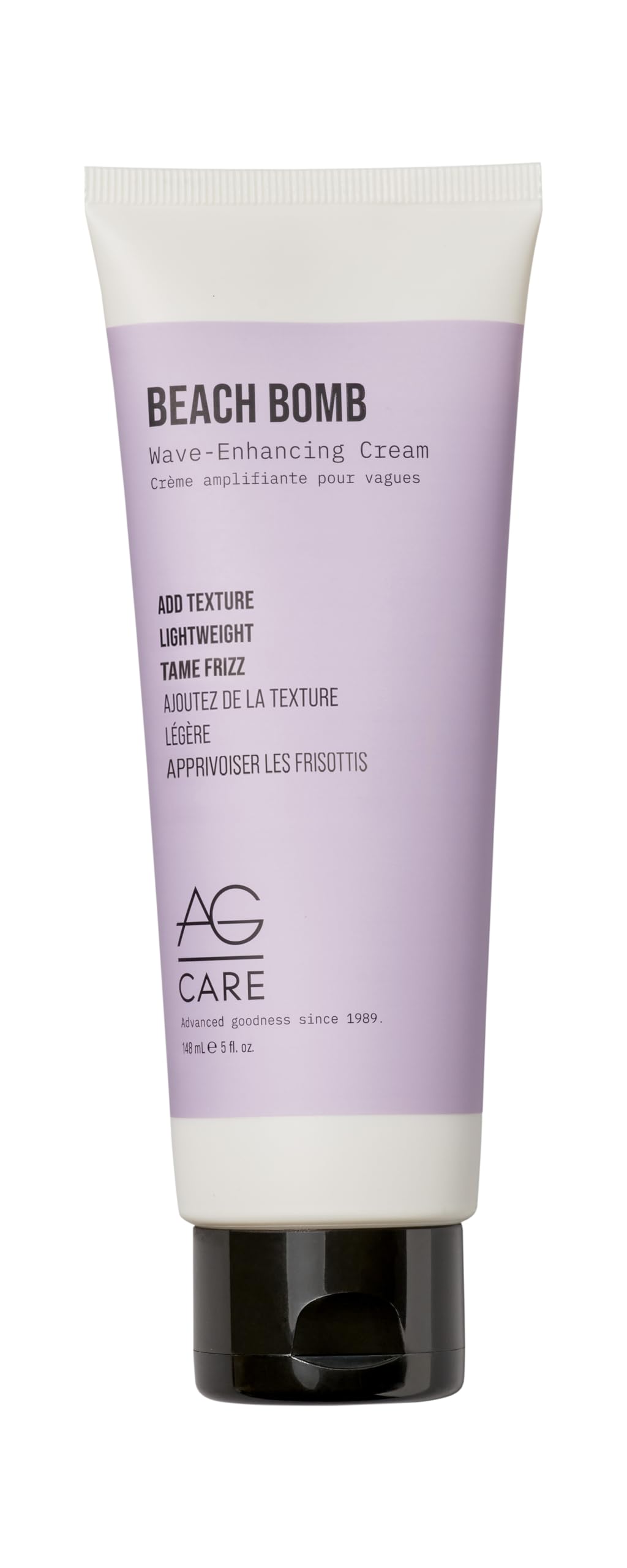 AG Care Beach Bomb on damp hair creates beachy waves.