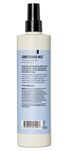 Spray applied to damp hair for quick detangling with AG Care.