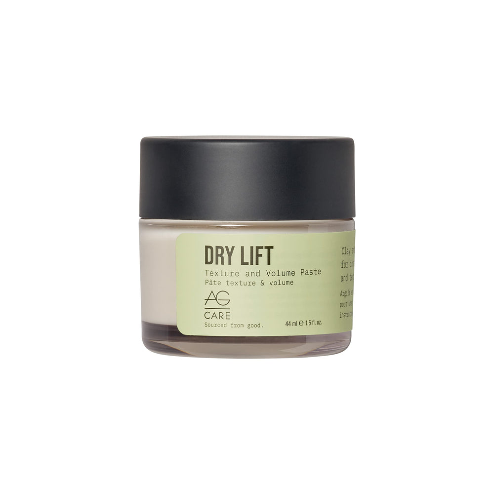 AG Care Dry Lift texture paste jar front showing natural matte finish and lift.