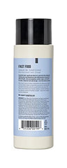 Dispense pump demonstrates quick, even application for lightweight conditioning.
