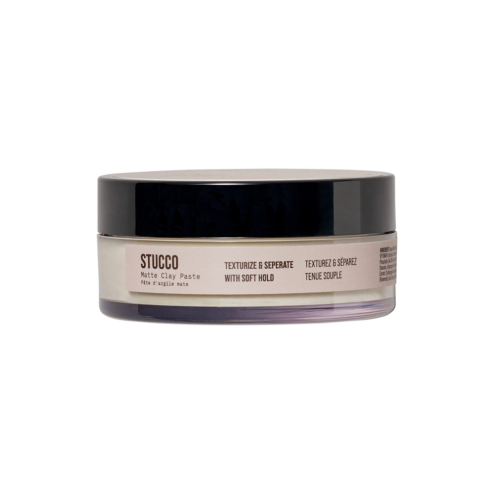 AG Care Stucco matte clay paste bottle shown for strong hold without shine.