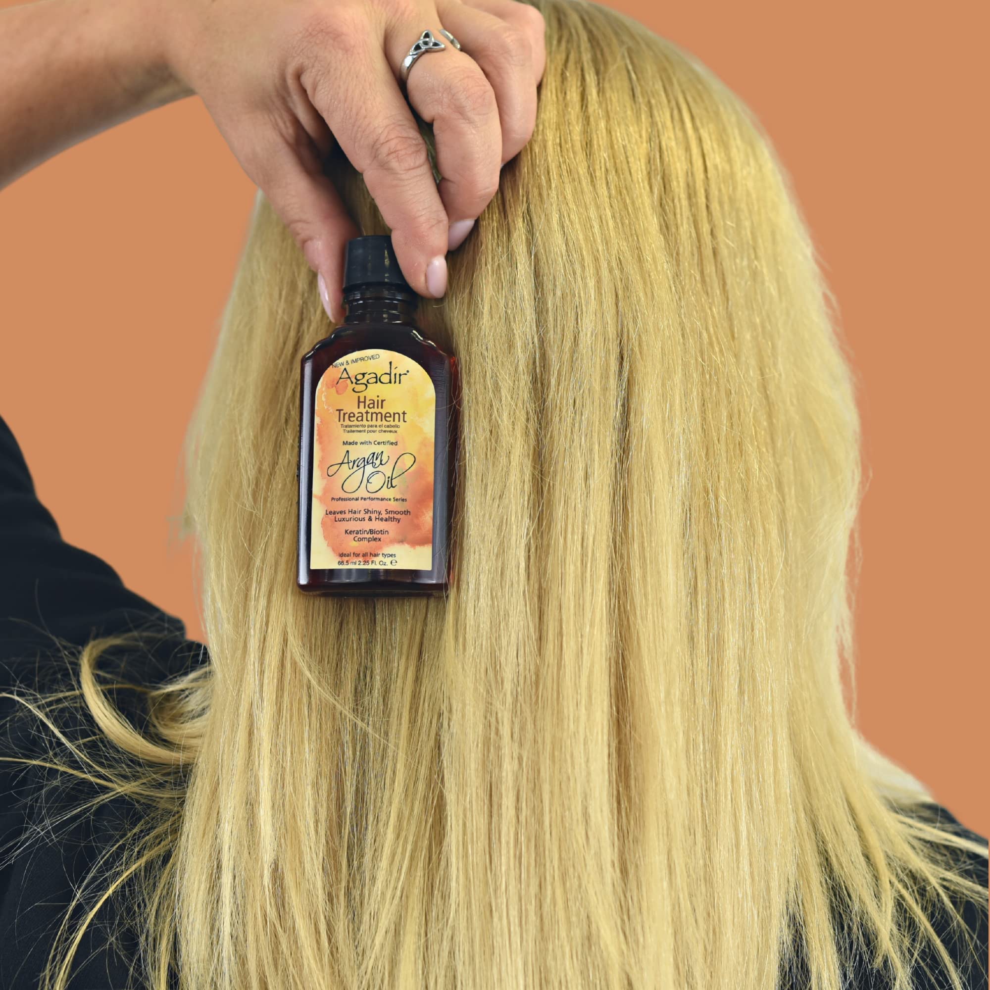Nourished scalp from Agadir Argan Oil Hair Treatment feels healthier.