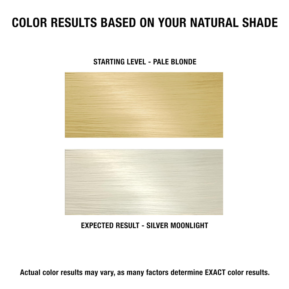 AGE beautiful Amethyst Ice shade swatch showcases violet-blonde option.