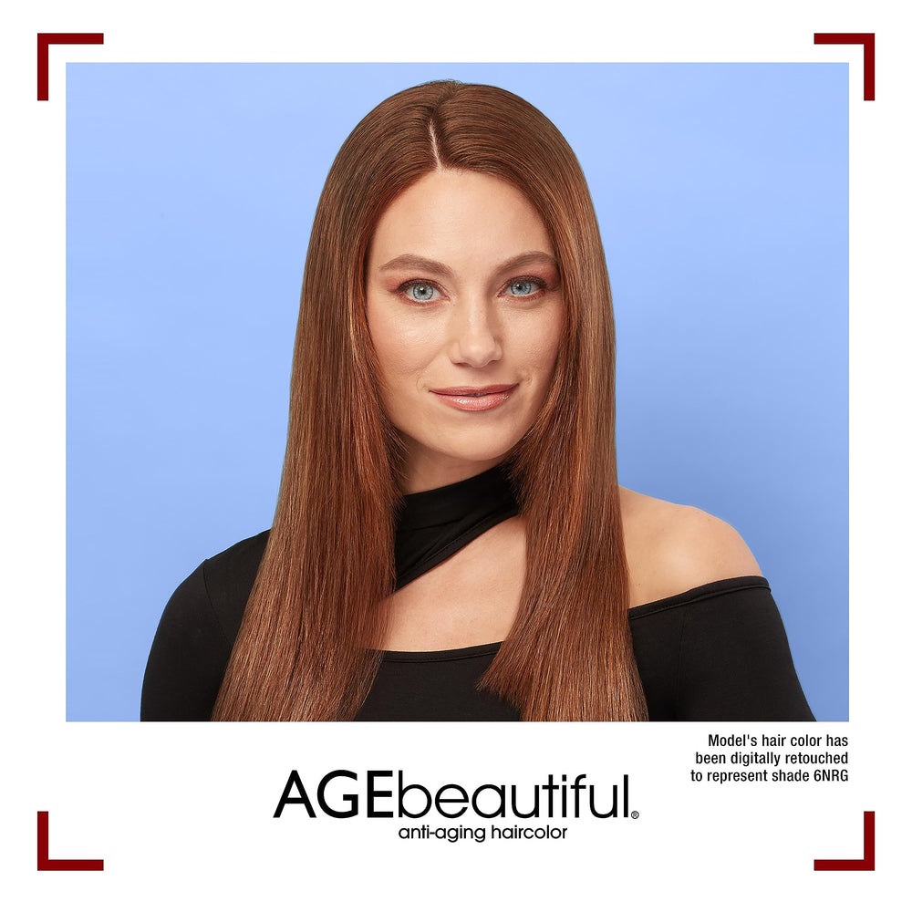 AGE beautiful dye bottle cap close-up highlighting packaging and formula